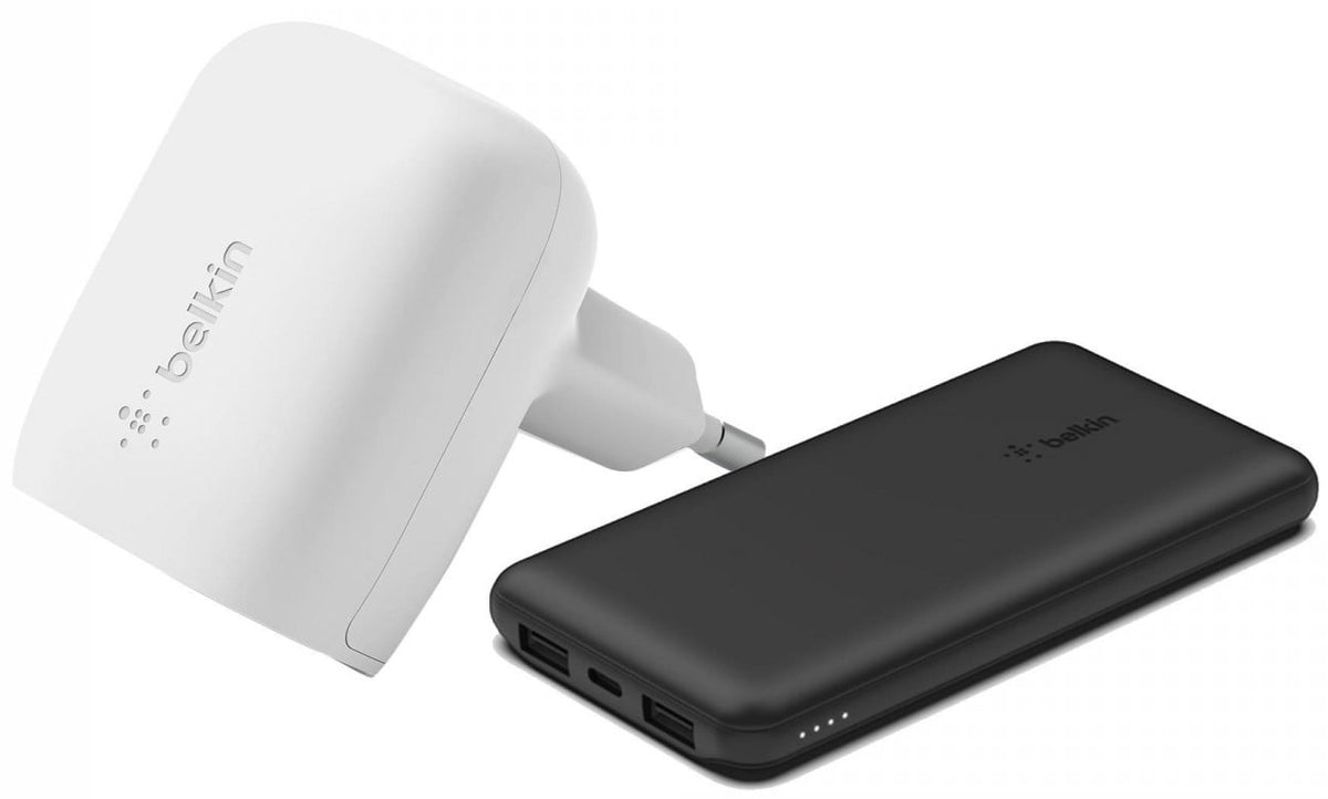 POWERBANK BELKIN 10K + CARGADOR USB C DE 20W