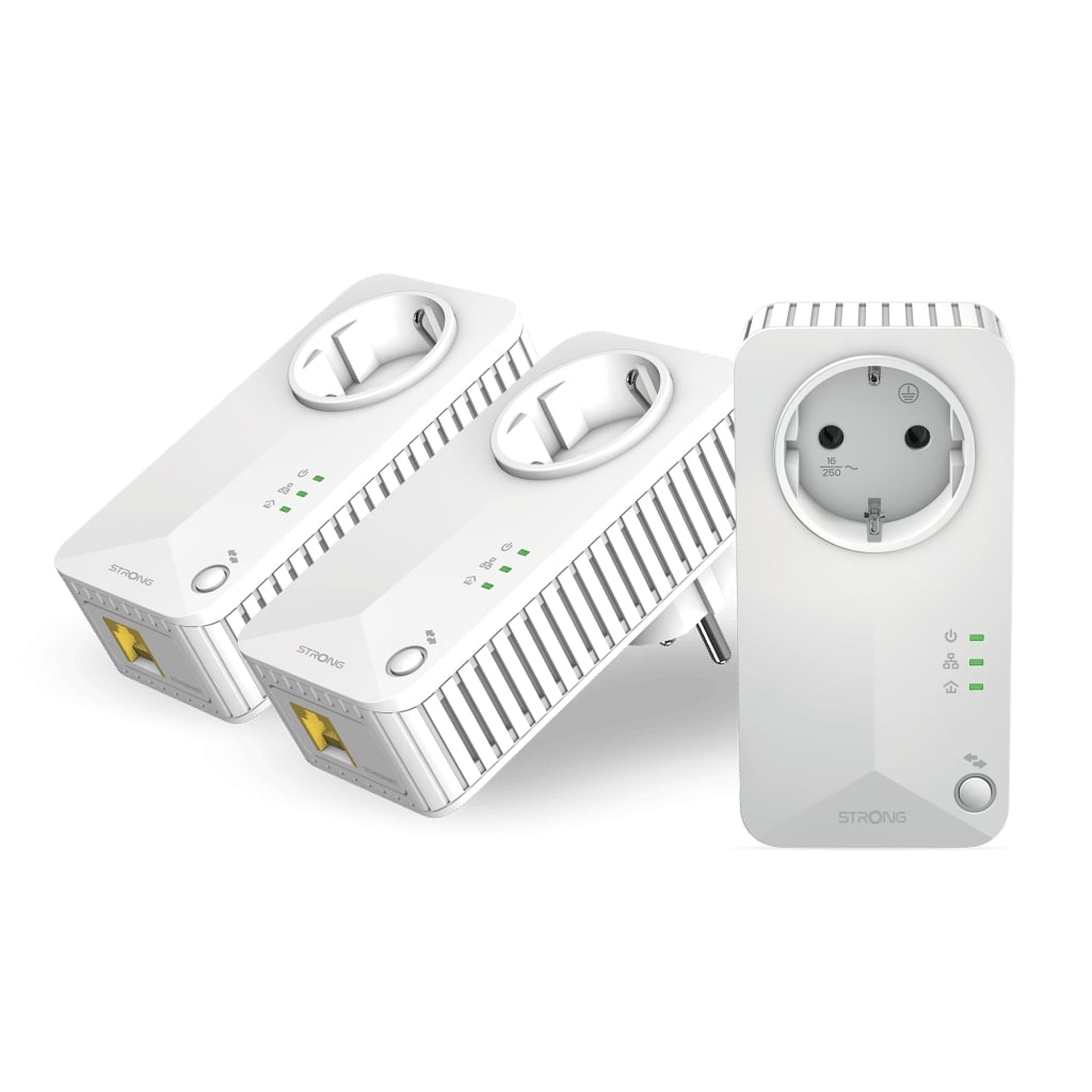 ADAPTADOR PLC STRONG POWERLINE 600 TRIPLE PACK