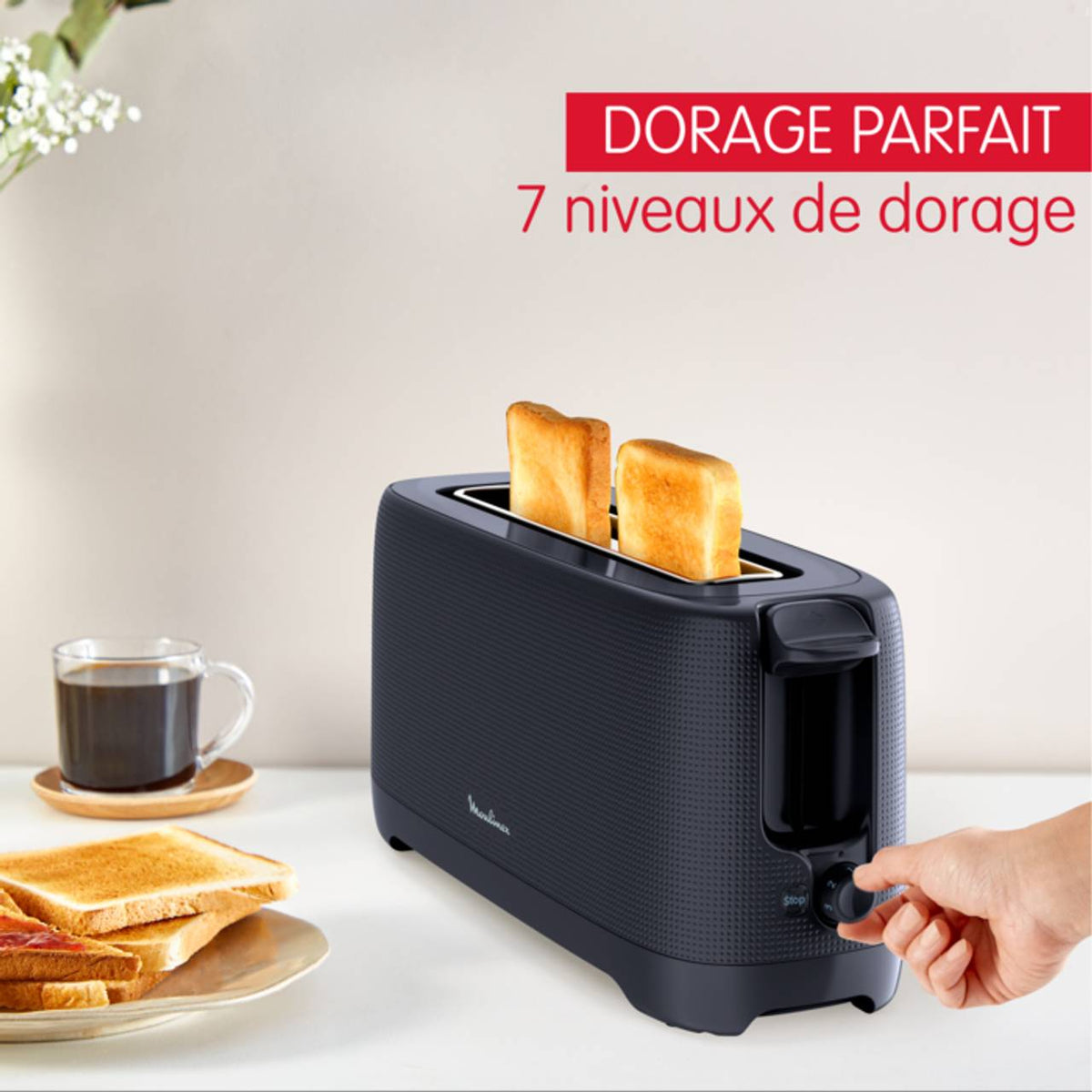TOST. MOULINEX LS2M0810 1R LARGA NEGRO