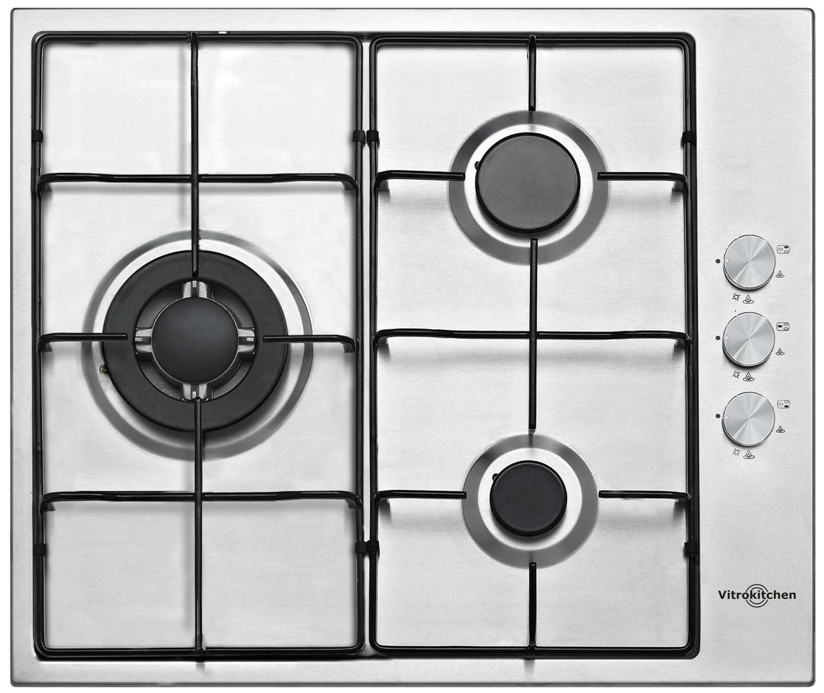ENCIM. VITROKITCHEN EN630LIN 3F GAS NAT INOX