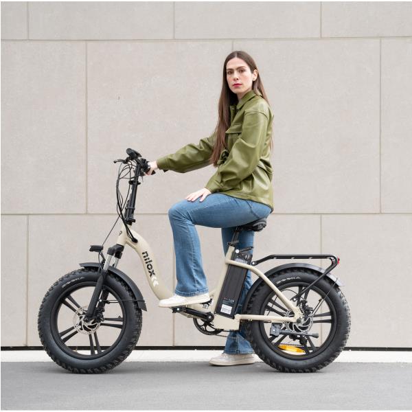 BICICLETA ELECTRICA NILOX X9 PLUS 20X4P SAND