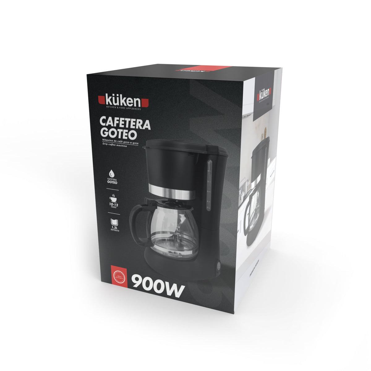 CAFET. GOTEO KUKEN 34377 10-12 TAZAS 1,2L
