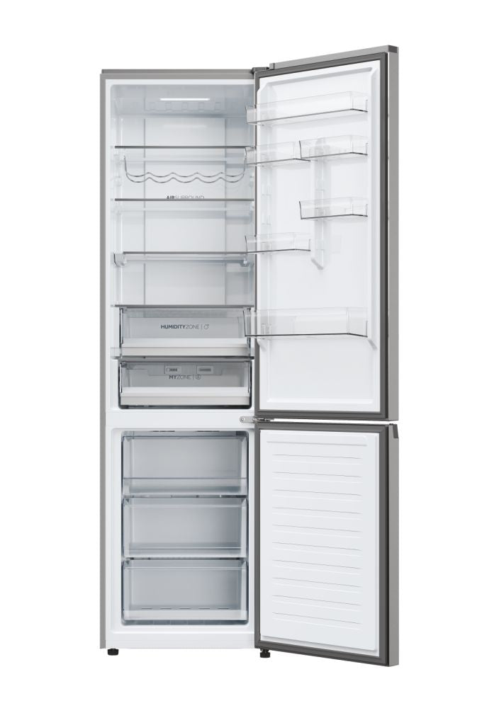 Frigorífico combi Haier HDPW5620CNPK – vista frontal y acabado