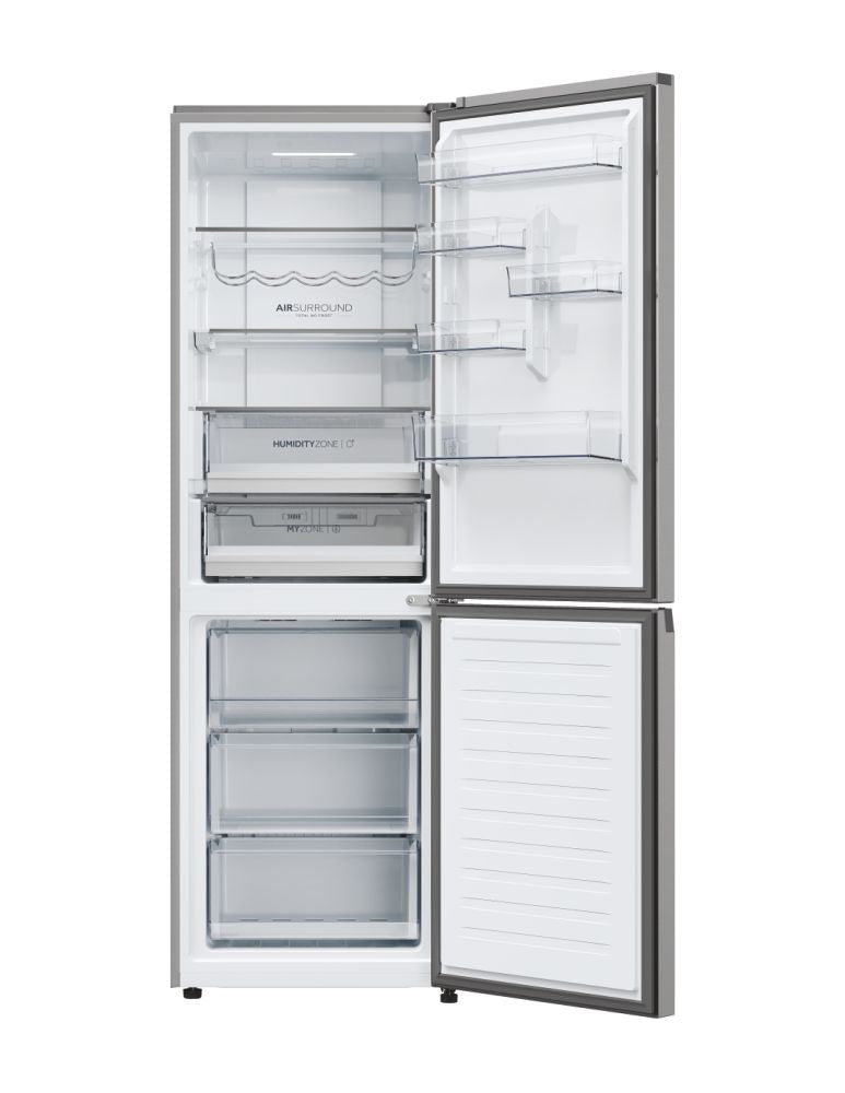 Frigorífico combi Haier HDPW5618CNPK – vista frontal y acabado