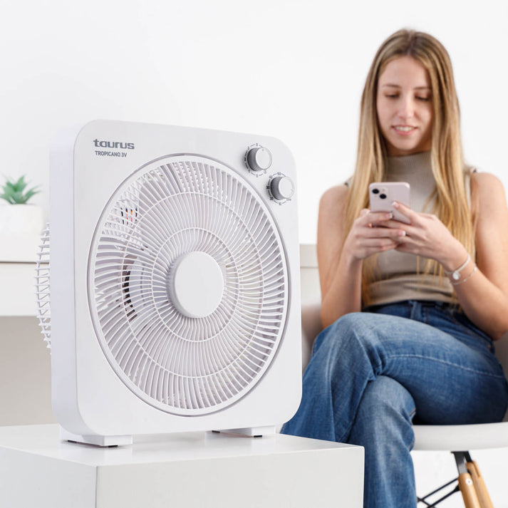 VENTILADOR BOX TAURUS TROPICANO 3V 35W 30CM