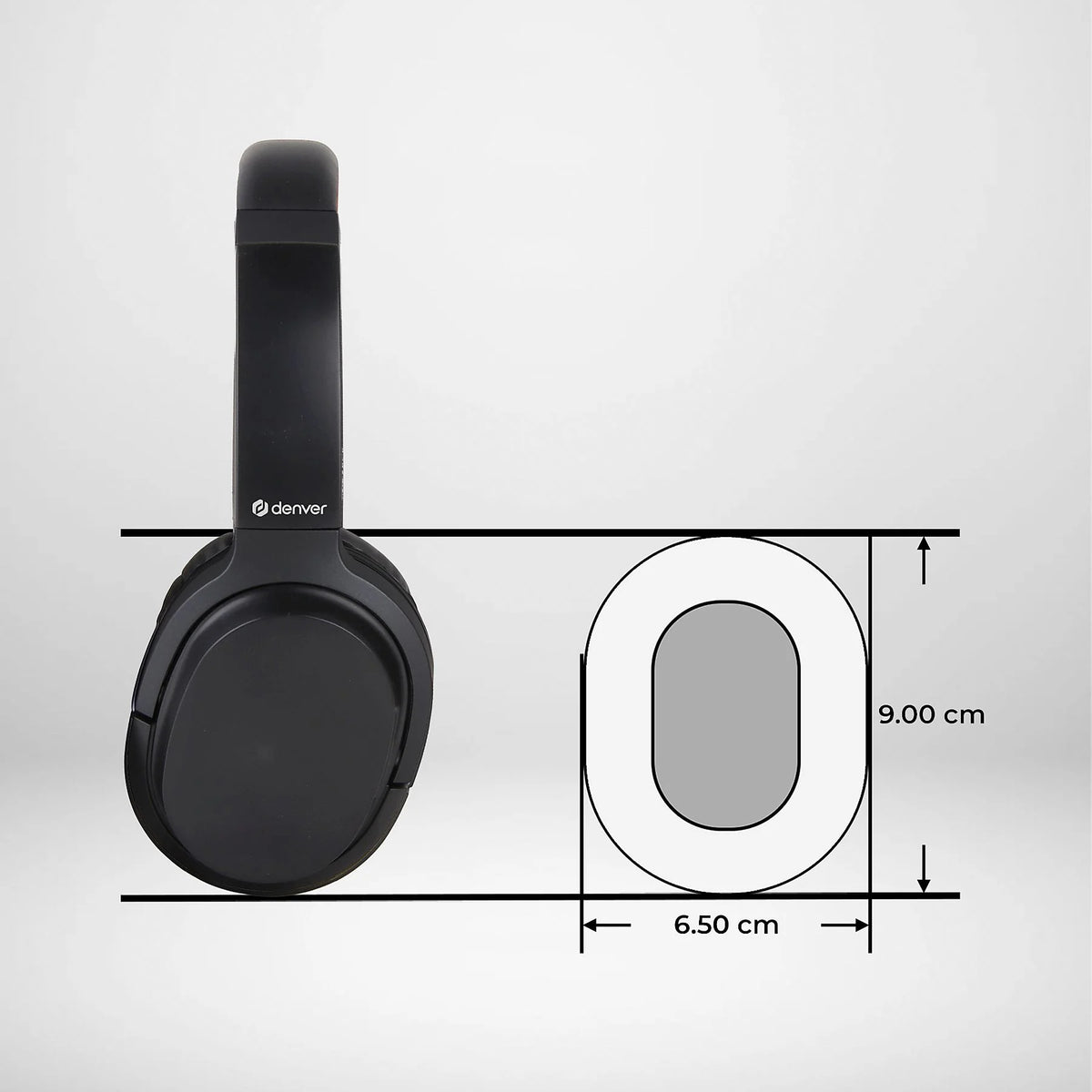 AURICULARES DENVER BTN-210B BL DIADEMA