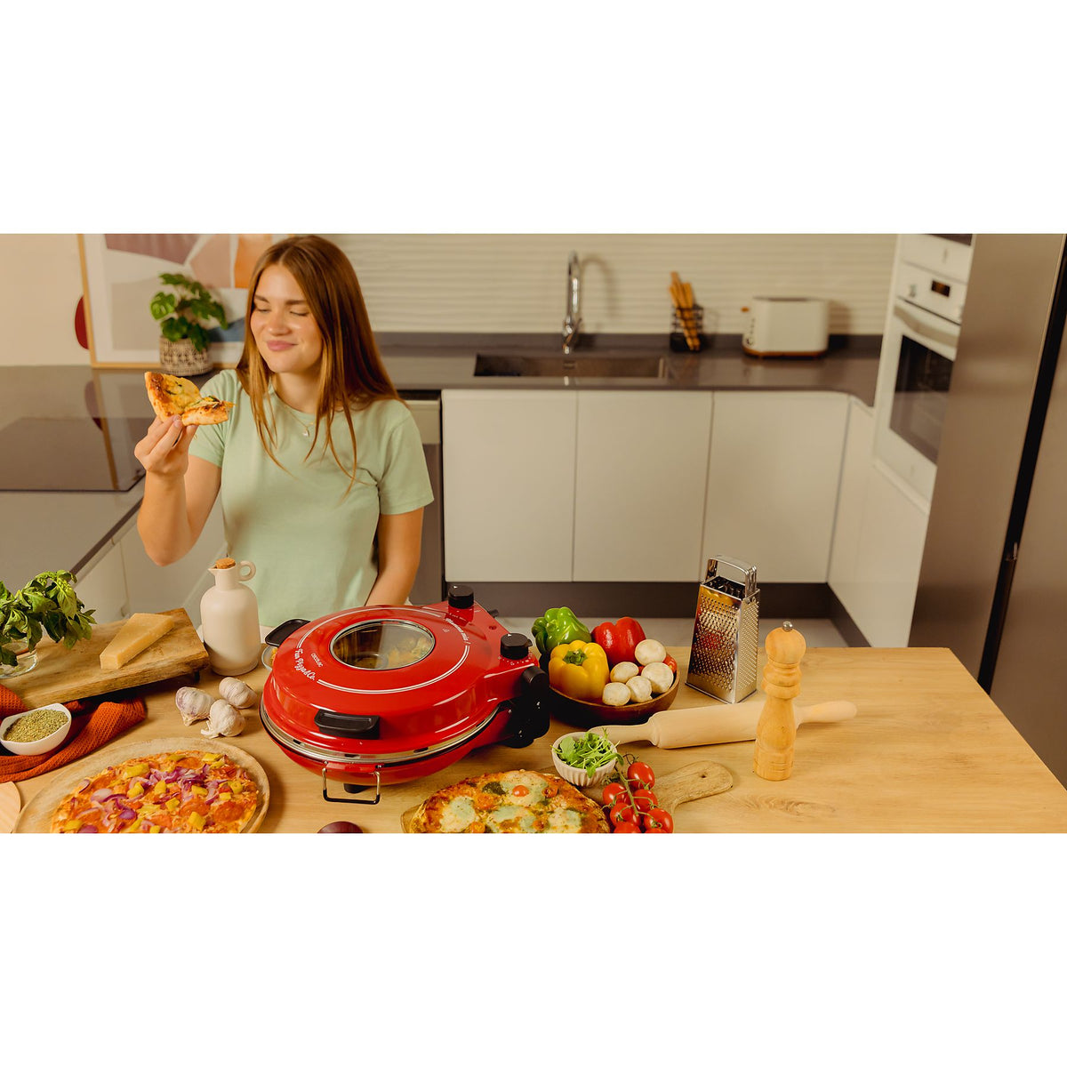 GRILL CECOTEC PIZZA&CO 1200W VENTANA 3826