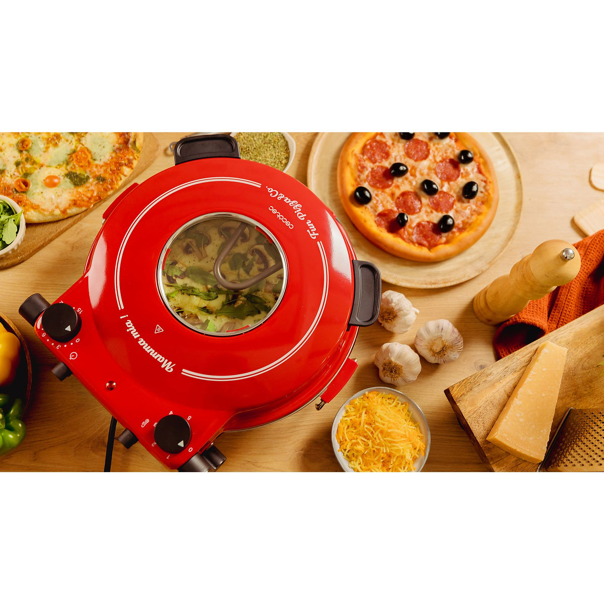 GRILL CECOTEC PIZZA&CO 1200W VENTANA 3826