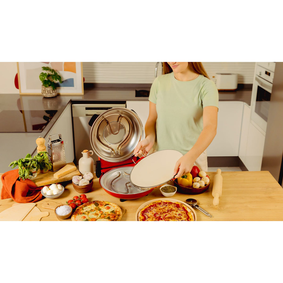 GRILL CECOTEC PIZZA&CO 1200W VENTANA 3826