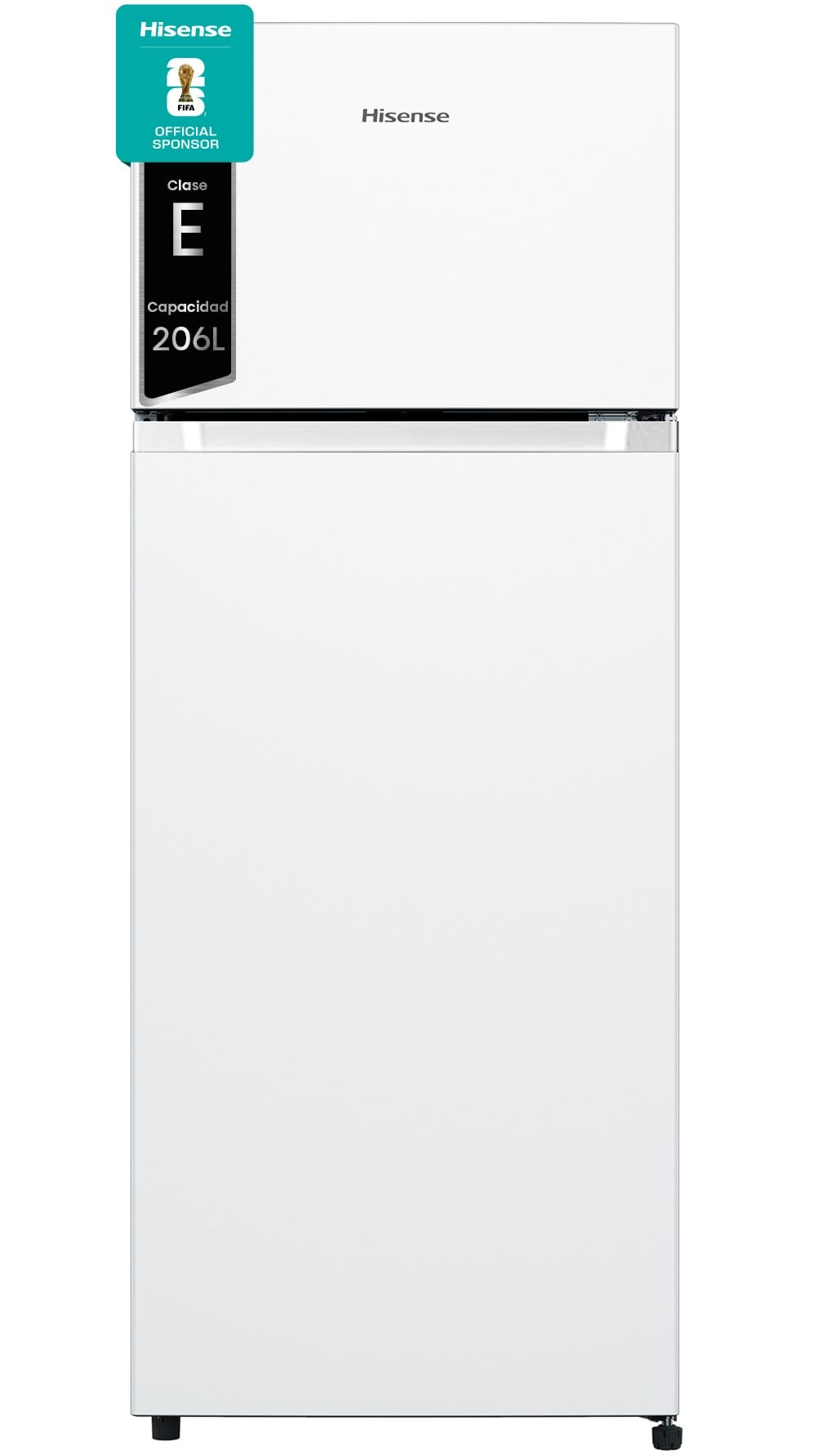 FRI. HISENSE RT267D4AWE 144x55x54 2P CICLICO BCO