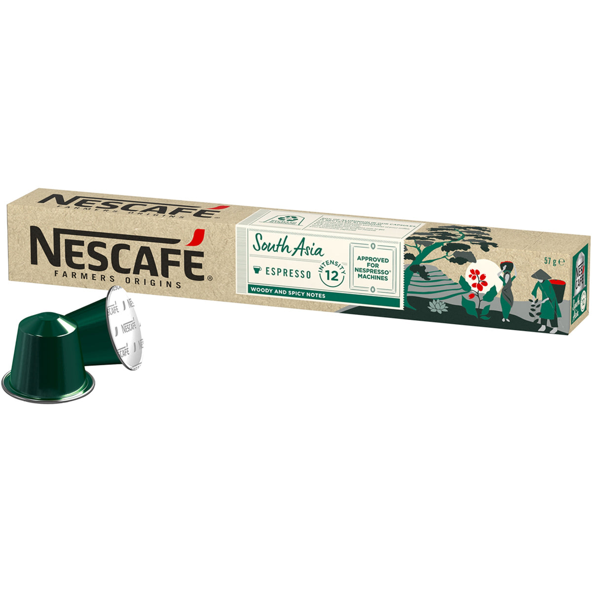 ESTUCHE NESPRESSO 6620703 NESCAFE SOUTH ASIA 10CAP