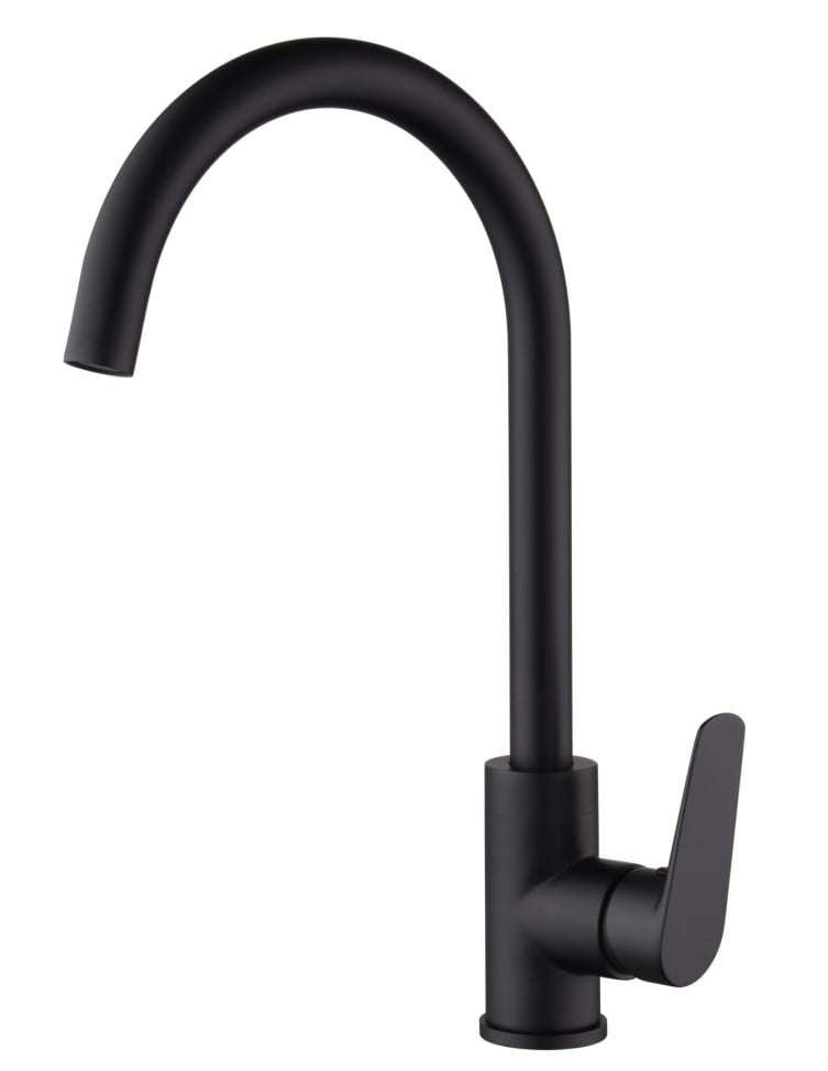GRIFO COCINA IMEX GCZ044NG BELGICA NEGRO MATE