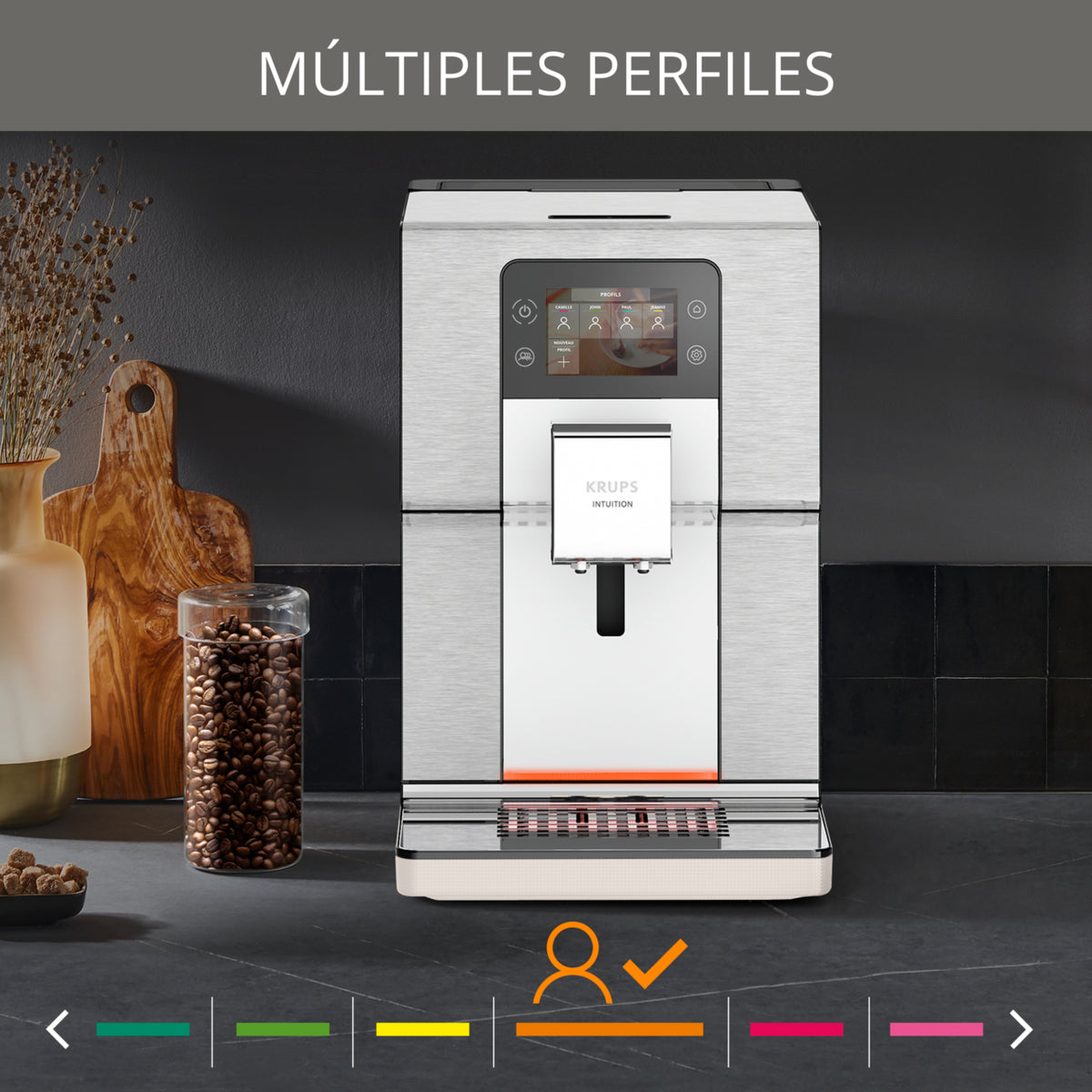 CAFET. KRUPS EA877A 15BAR 1500W C/LECHE