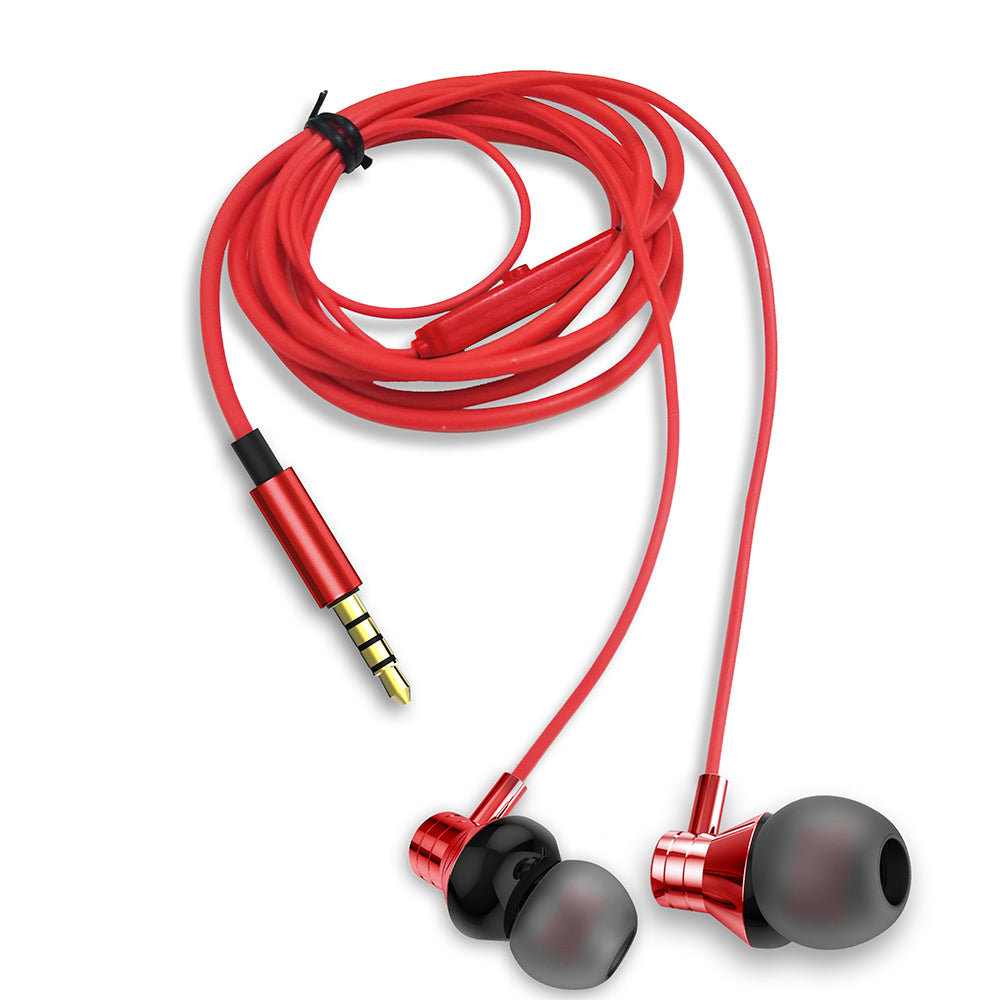 AURICULARES AIWA ESTM50RD CONEX 3,5 MICRO RED