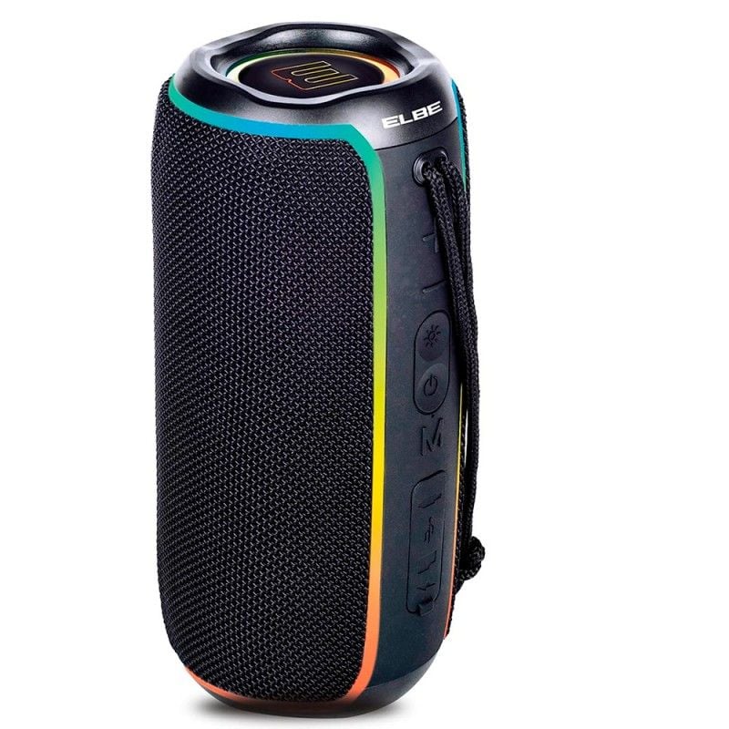 ALTAVOZ ELBE ALTN12TWS BT IPX6 FM MICROSD LUZ RGB