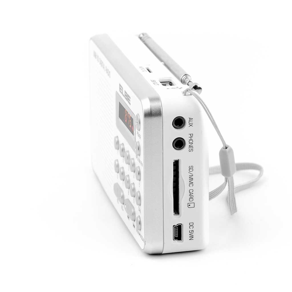 RADIO DIGITAL ELBE RF49USB FM MP3 USB SD BATERIA