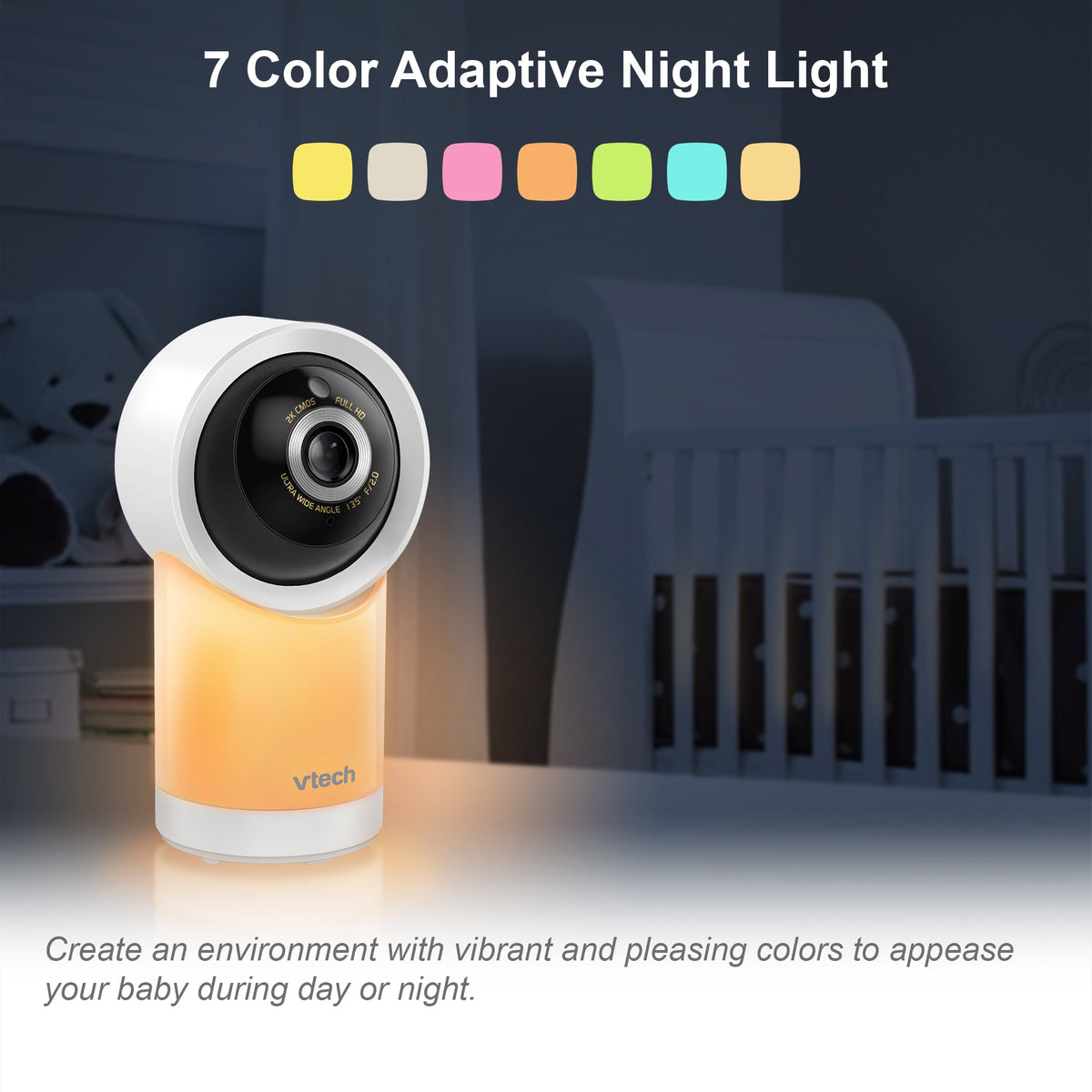 VIGILA BEBES VTECH RM7766HD 7"+CAMARA MOTOR+WIFI