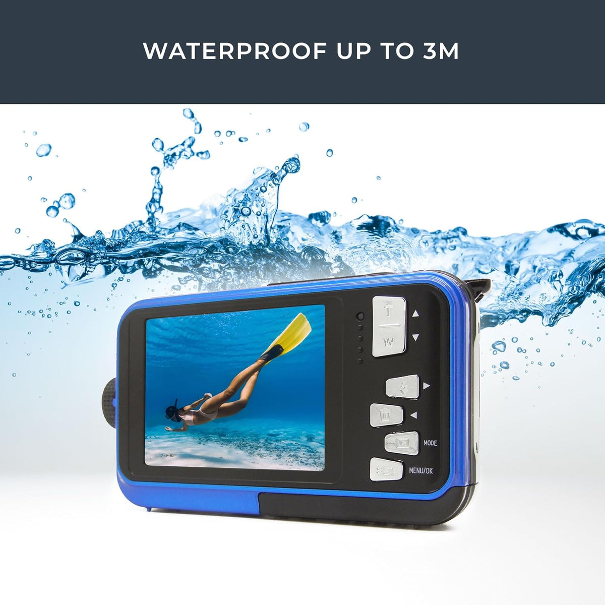 CAMARA AQUAPIX W3027 MARINE BLUE SUMERGIBLE