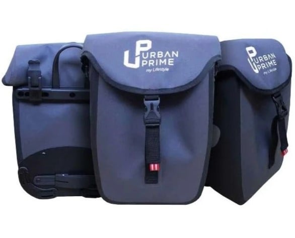 PORTAEQUIPAJES URBAN PRIME BAG SIDE BIKE AZ/GRIS