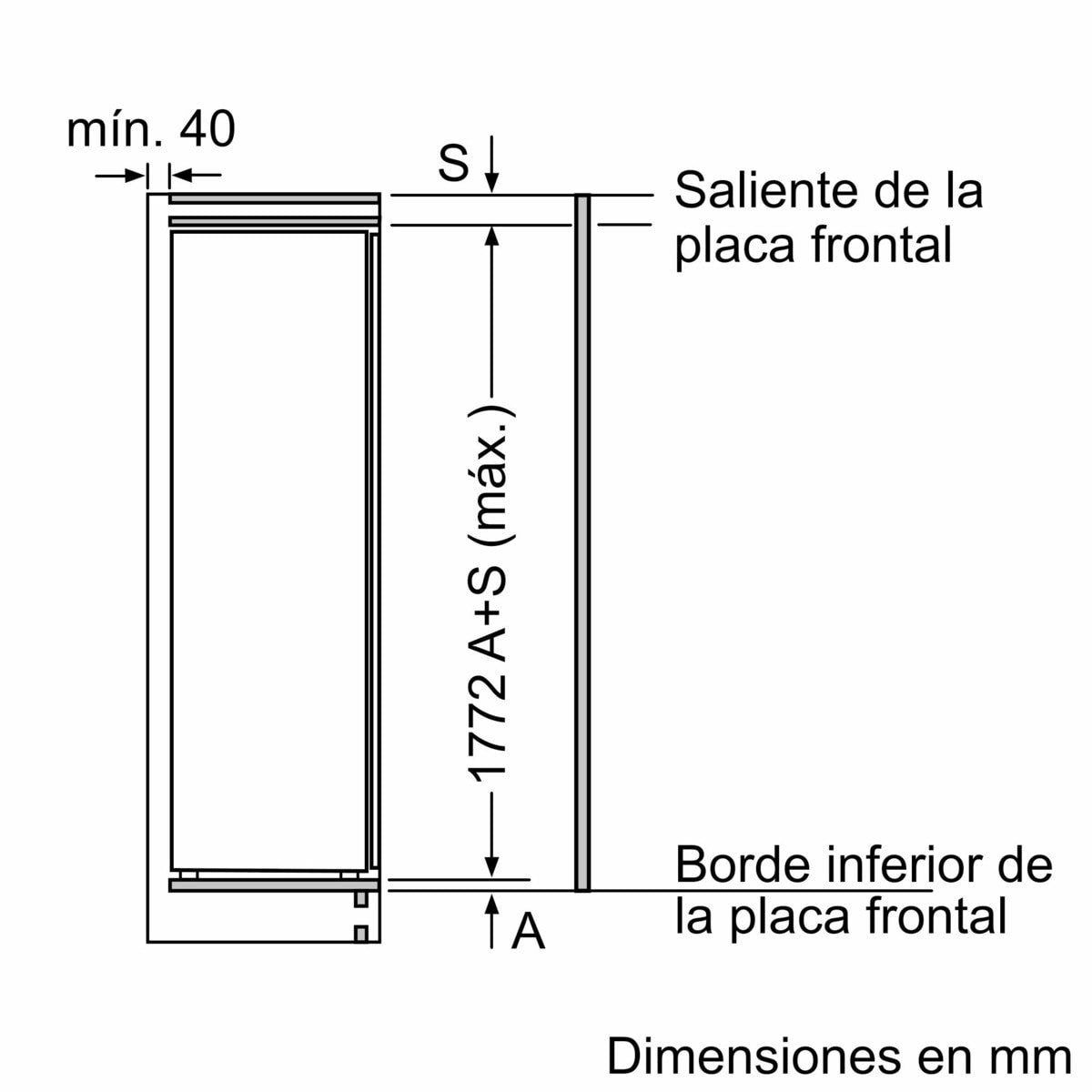 Fotografía adicional del frigorífico integrable Balay 3FIE734S, imagen de la galería 8
