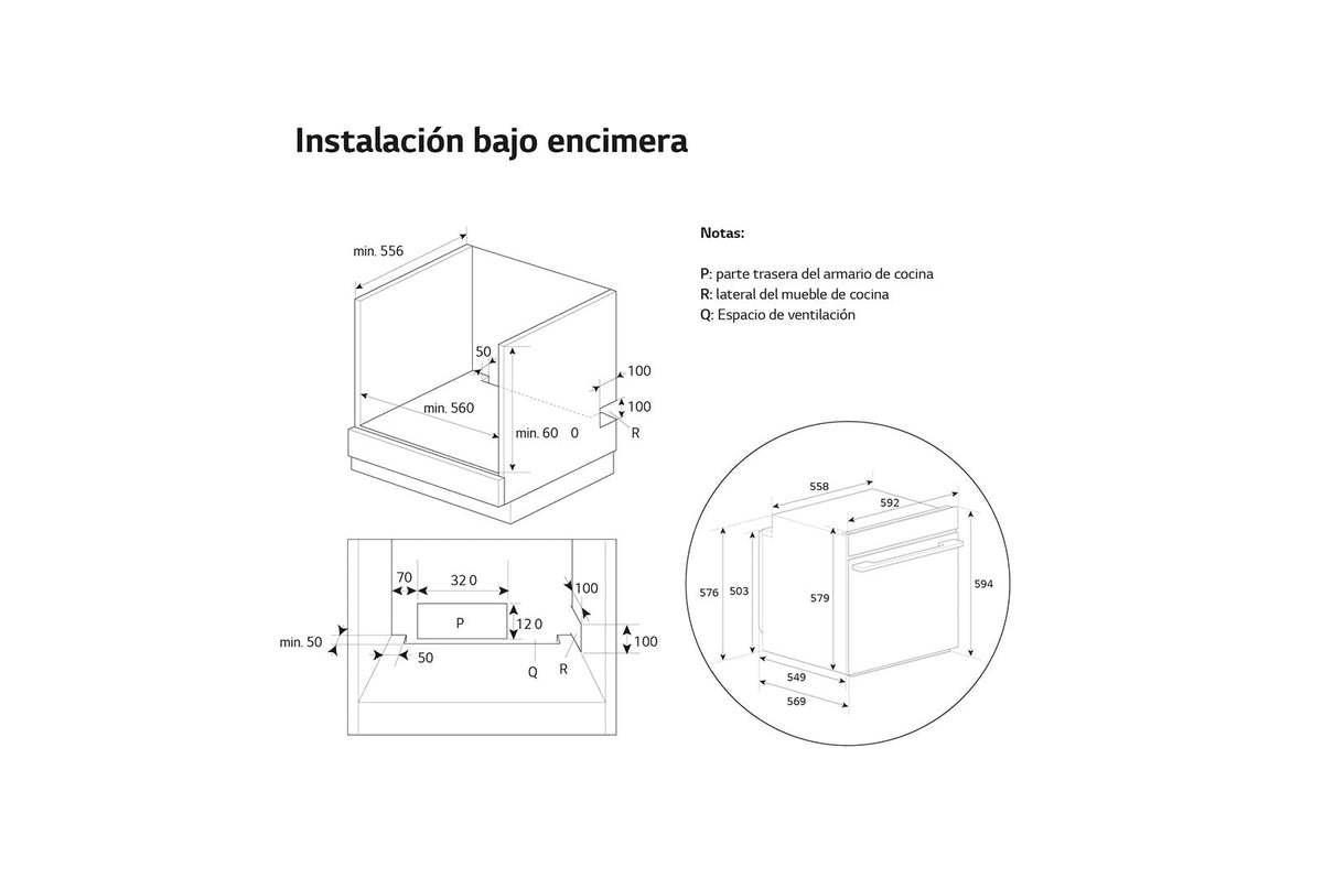 HORNO LG WS7D7632WB 76L PIROLITICO NEGRO