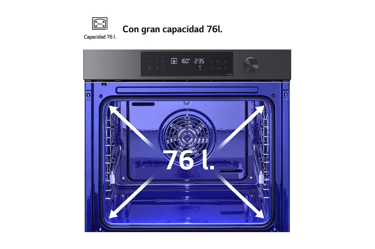 HORNO LG WS7D7632WB 76L PIROLITICO NEGRO