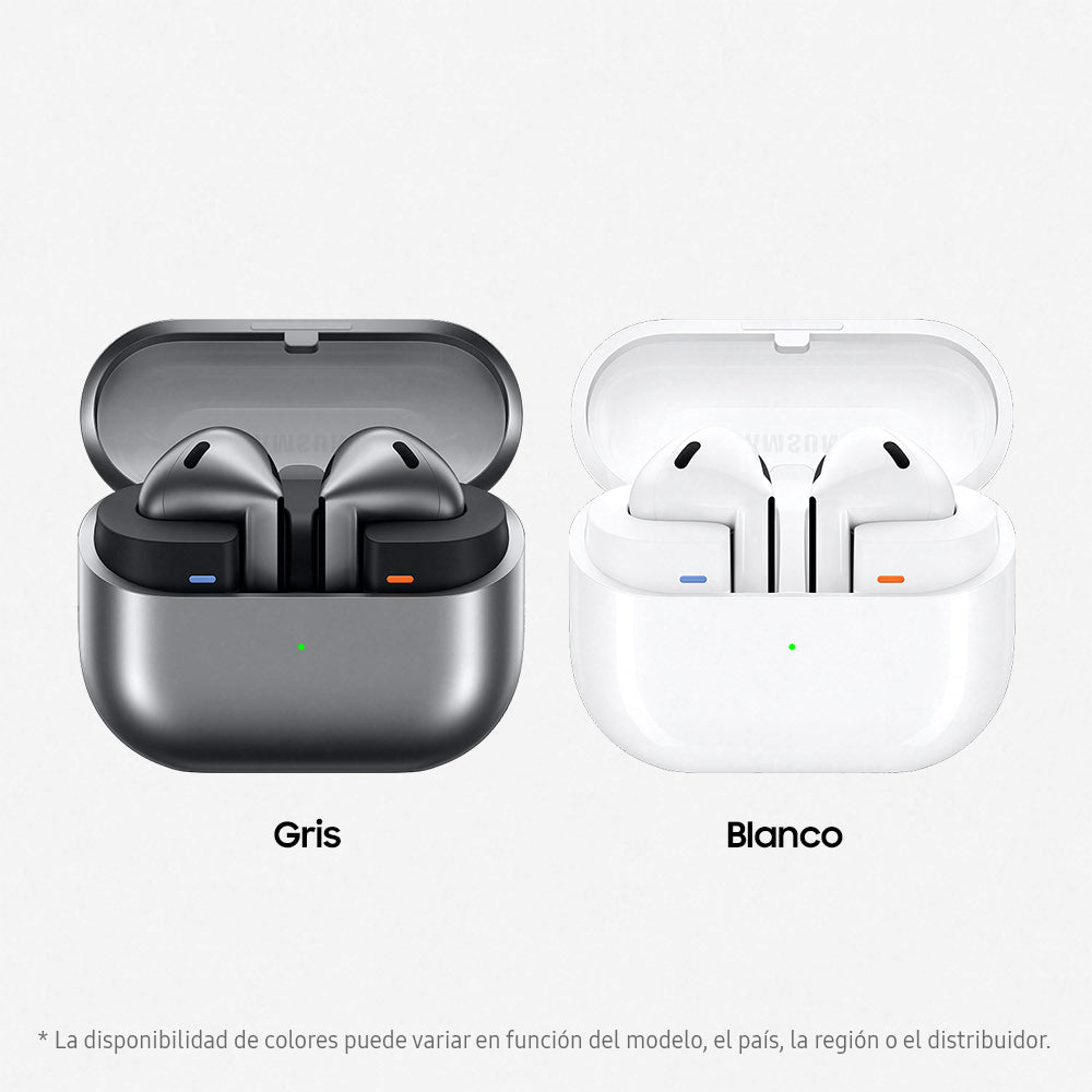 Samsung Galaxy Buds3 Blanco – detalle de los auriculares