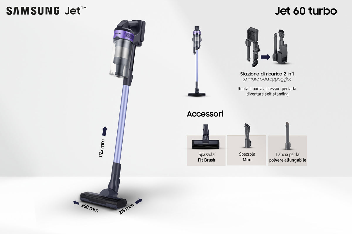 ASPI. ESCOBA SAMSUNG VS15A6031R4/ET JET60 TURBO