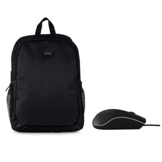 MOCHILA PC NILOX NXBKM010 15,6" + RATON USB