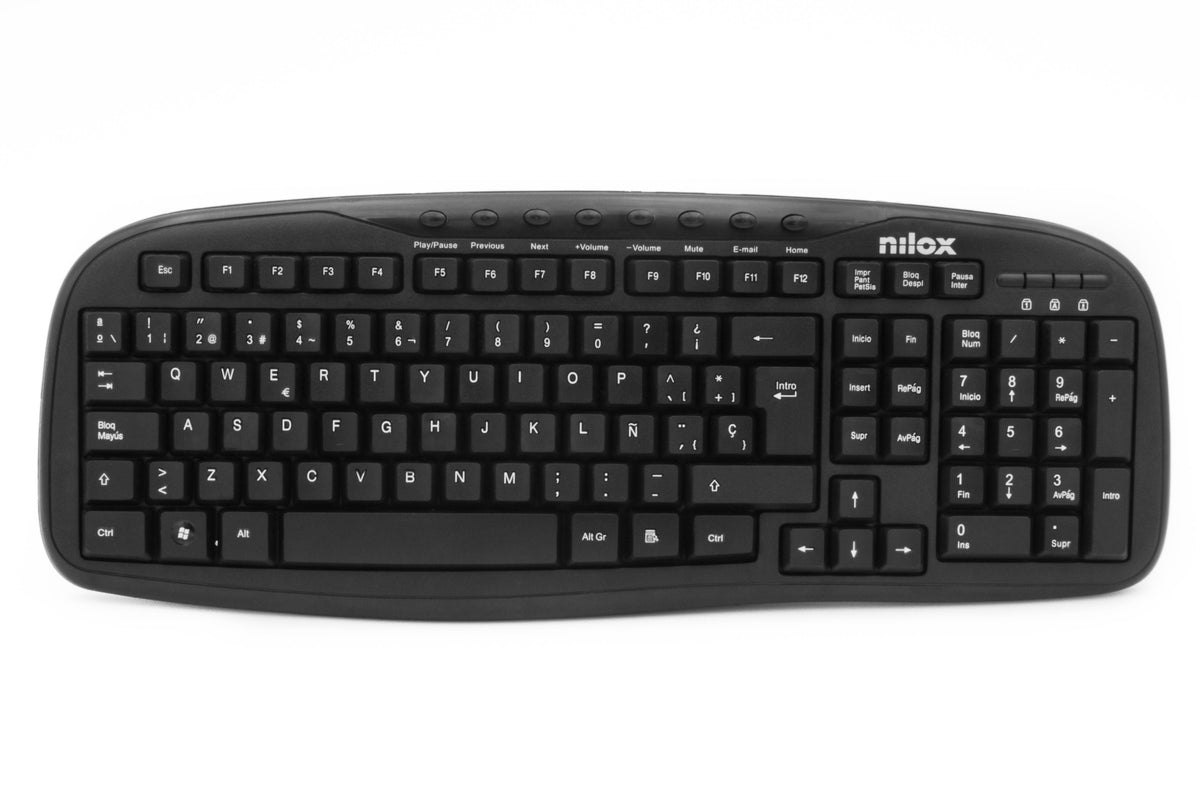 TECLADO NILOX USB MULTIMEDIA