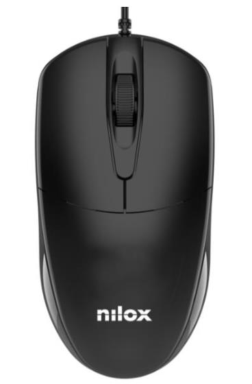 TECLADO + RATON NILOX NXKME0011CON CABLE NEGRO
