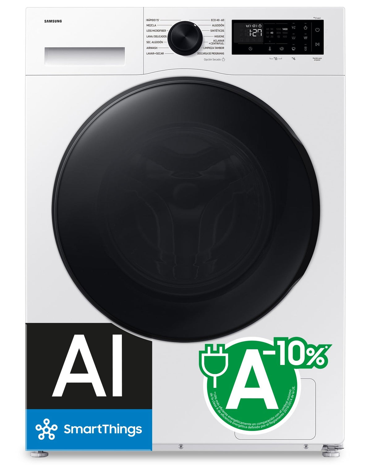 Lavasecadora Samsung WD11DG5B15BE/EC 11/6 kg 1400 rpm Blanca – imagen principal