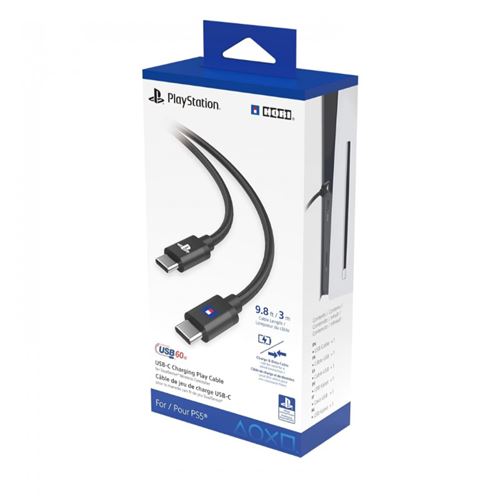 CABLE DE CARGA HORI PS5 USB C CARGA RAPIDA 60W