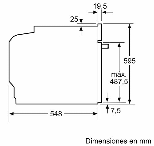 HORNO BALAY 3HB513CN3 71L MULTI CRIST NEGRO