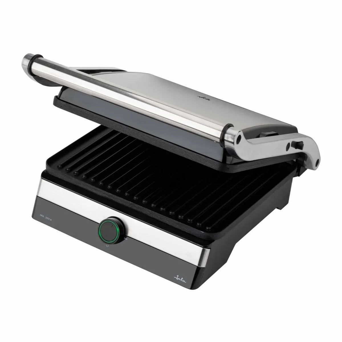 GRILL JATA JEGR1596 2000W 180º 29X23,6C RAYAS INOX