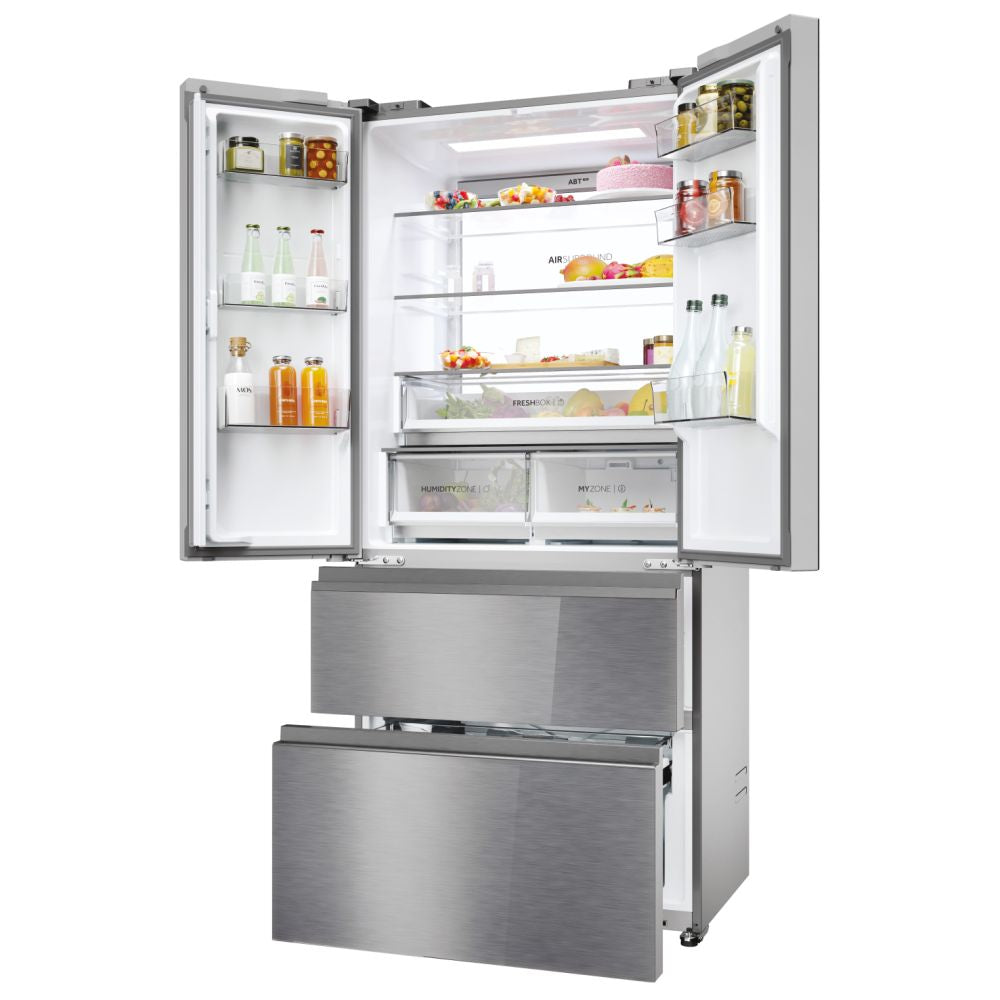 FRI. HAIER HFR7819ENGC 190x83x64 FD NF DISP INOX