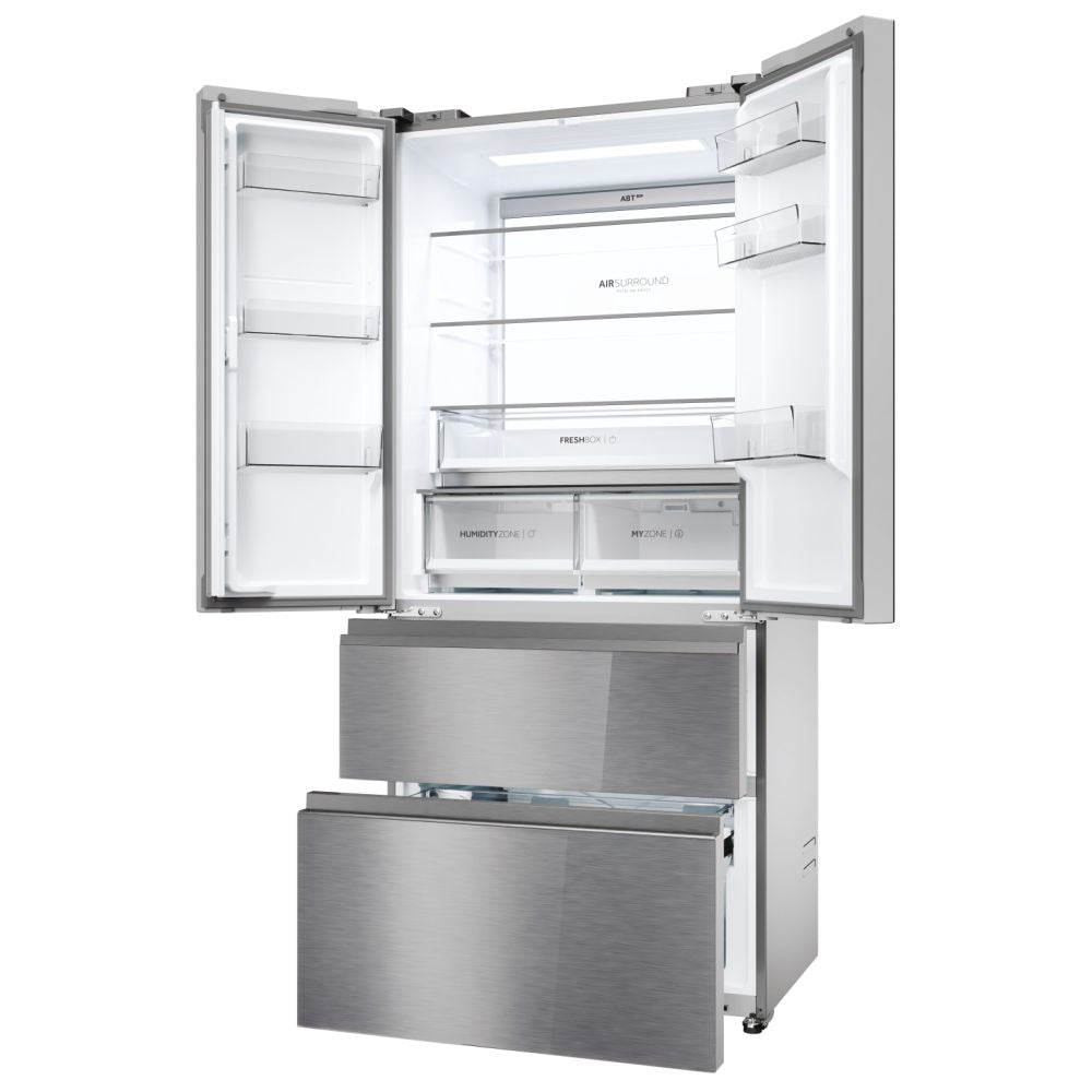 FRI. HAIER HFR7819ENGC 190x83x64 FD NF DISP INOX