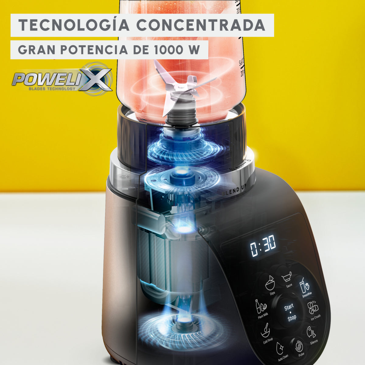 BATID. VASO MOULINEX LM190A 1000W, 8PR COMPACTA