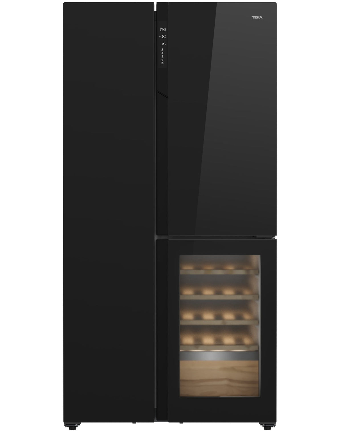 FRI. TEKA RLF85950 183x91x70 NF NEGRO DSP CON VINO