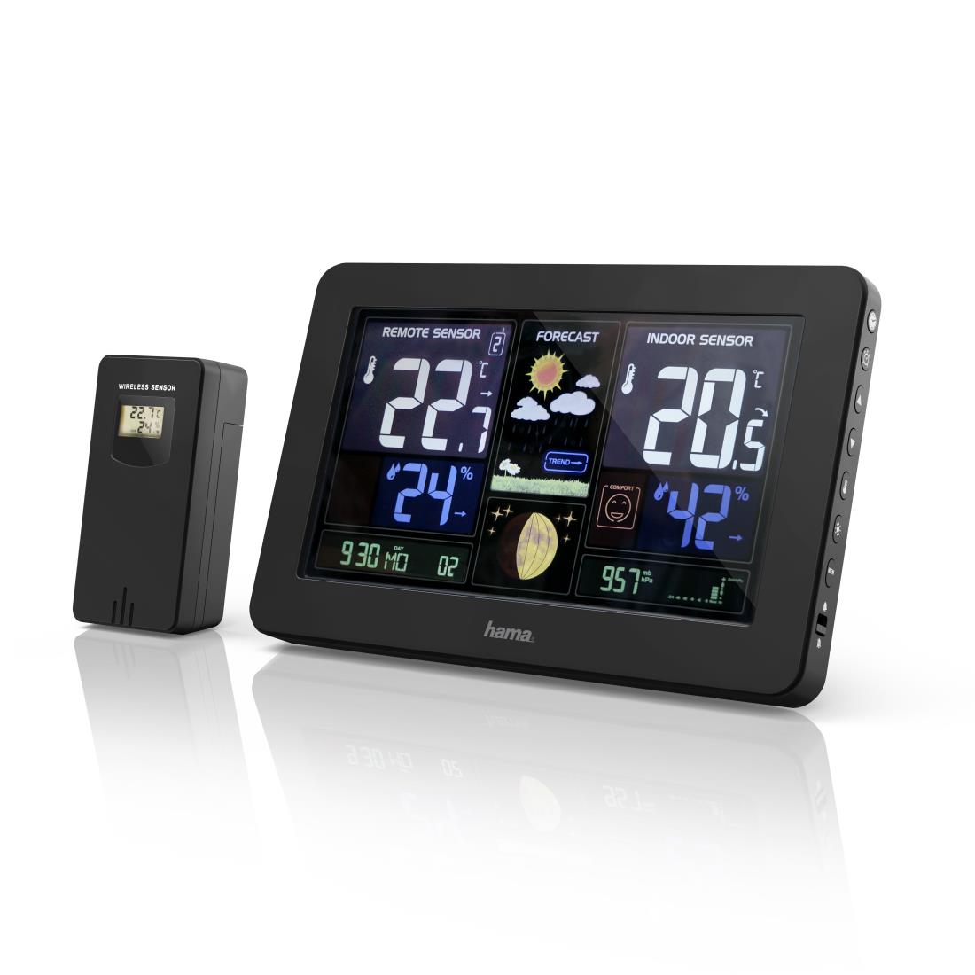 EST. METEOROLOGICA HAMA 00186380 PREMIUM USB I/E
