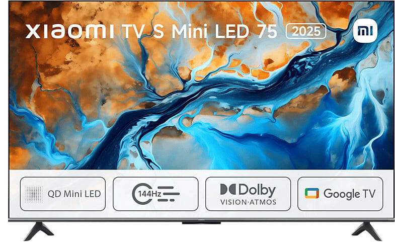 TV XIAOMI 75" S MINILED 2025 UHD GOOGLETV 144HZ
