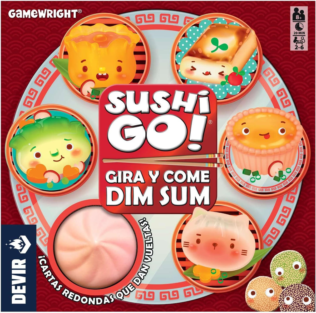 JGO. DE MESA DEVIR SUSHI GO GIRA Y COME DIM SUM