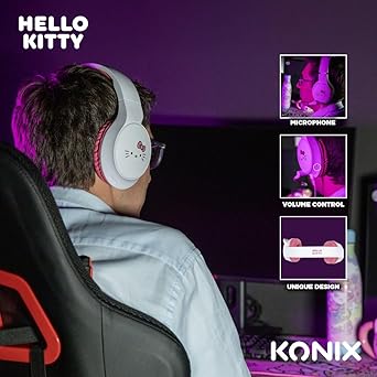 AURICULAR KONIX KX HELLO KITTY GAMING HEADSET