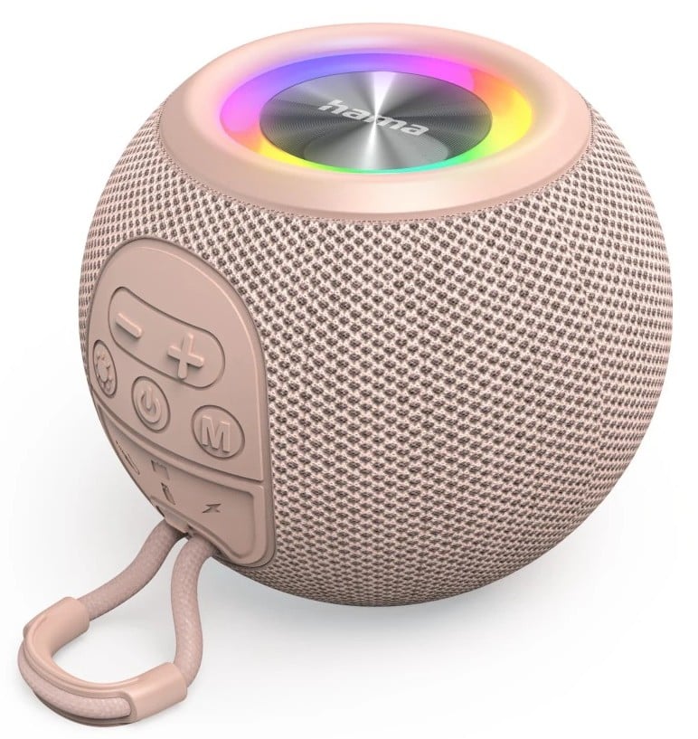 ALTAVOZ HAMA 00188240 BALL SHAPE ROSA