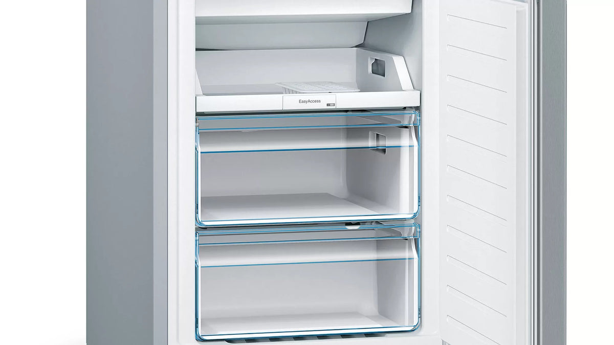Frigorífico combi Bosch KGN36NLEA – detalle de conservación y equipamiento