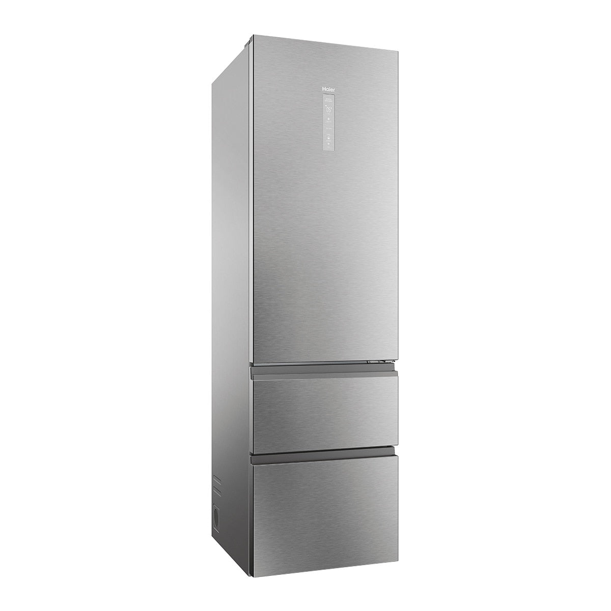 Frigorífico combi Haier HTW7620ANMG – vista frontal y acabado