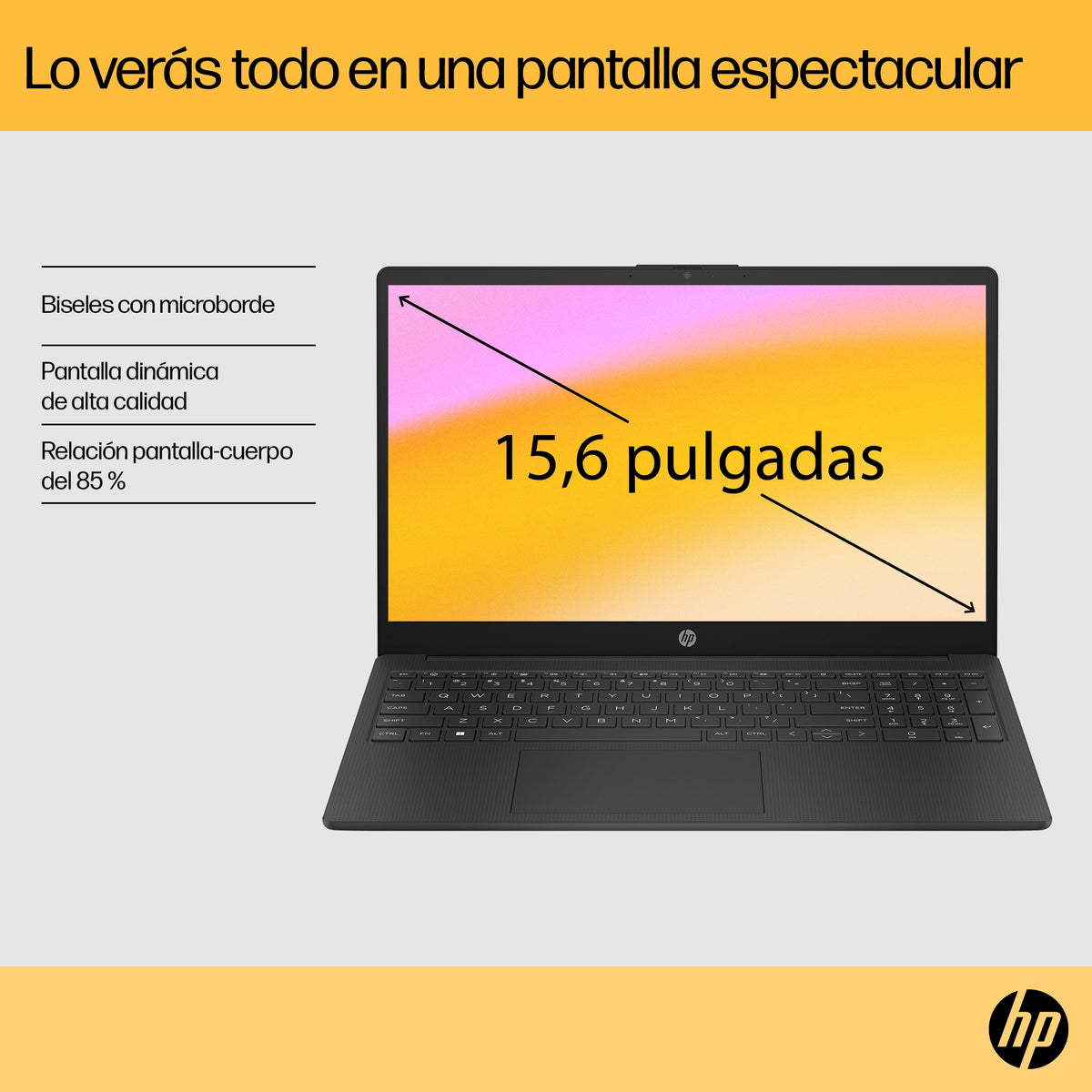 PORTATIL HP 15-FC0088NS RYZEN 3 8GB 256SSD 15,6"