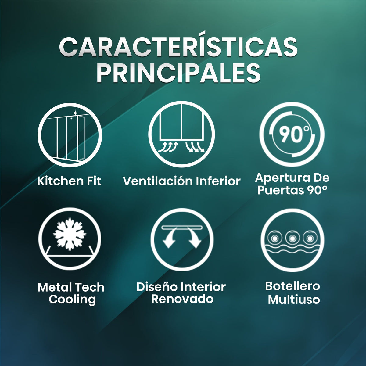 Hisense RS3P538NAIE – detalle de diseño Side by Side