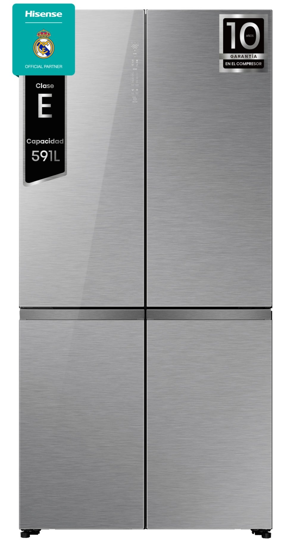 FRI. HISENSE RQ5P605NSVE 190x91 4P NF CR.INOX KFIT