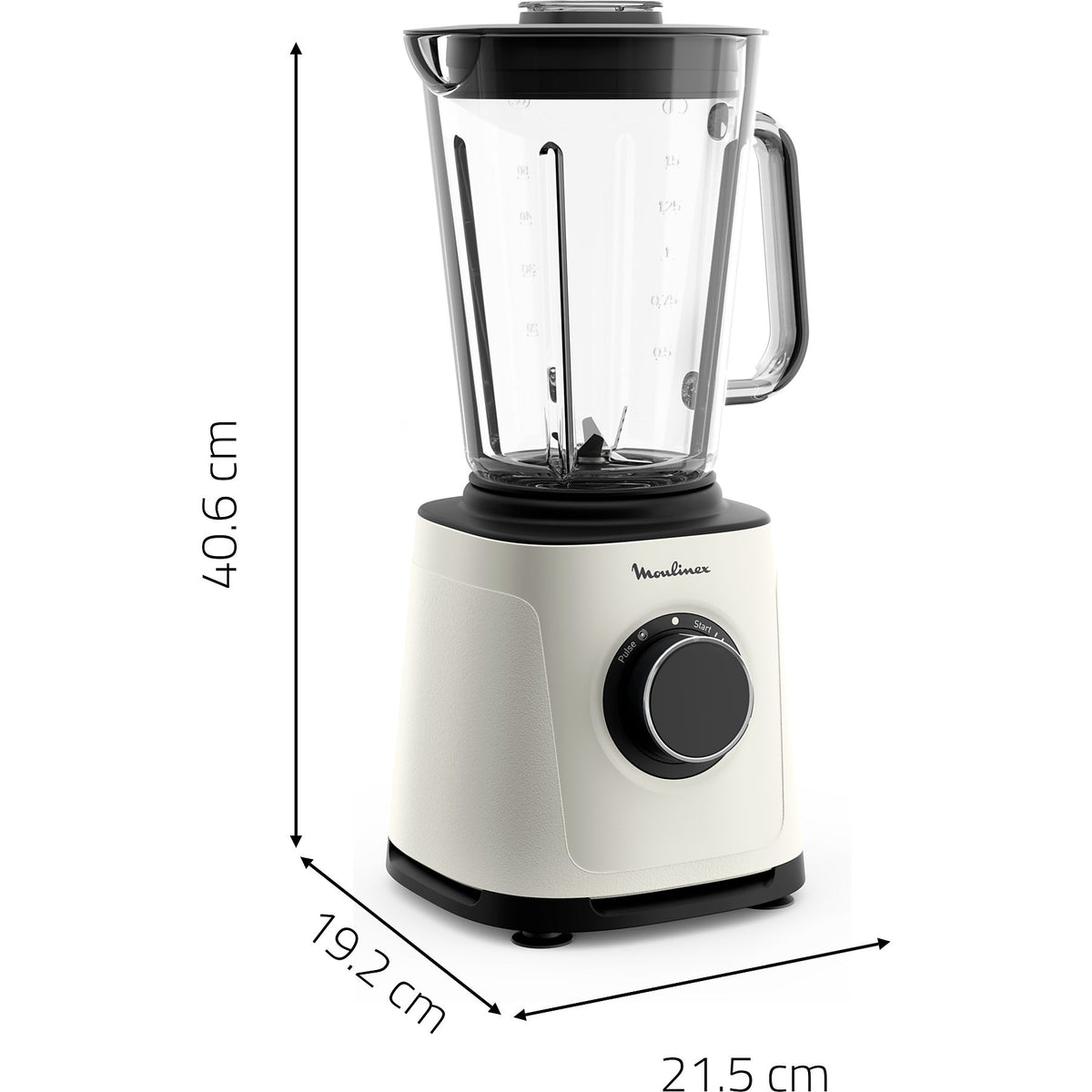 BATID. VASO MOULINEX LM77 1200W 2L CRISTAL POWELIX